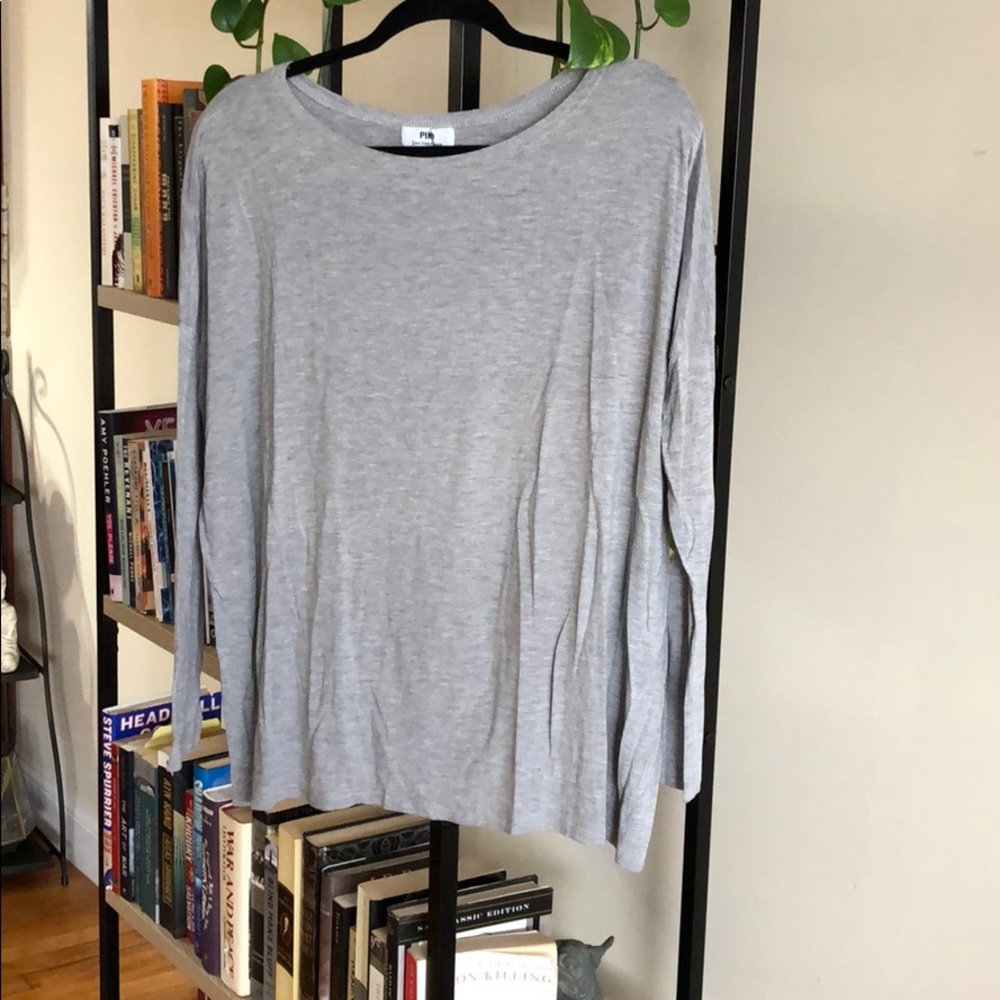 Piko long sleeved grey tee
